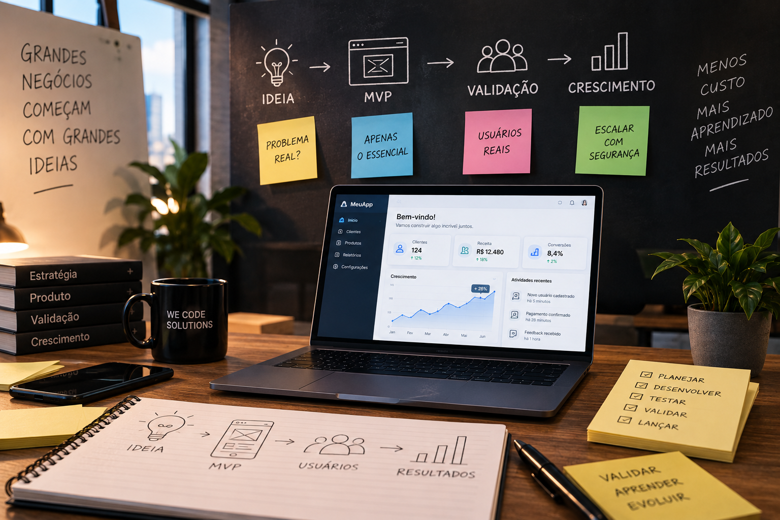 MVP para startups: como validar sua ideia sem gastar todo o investimento